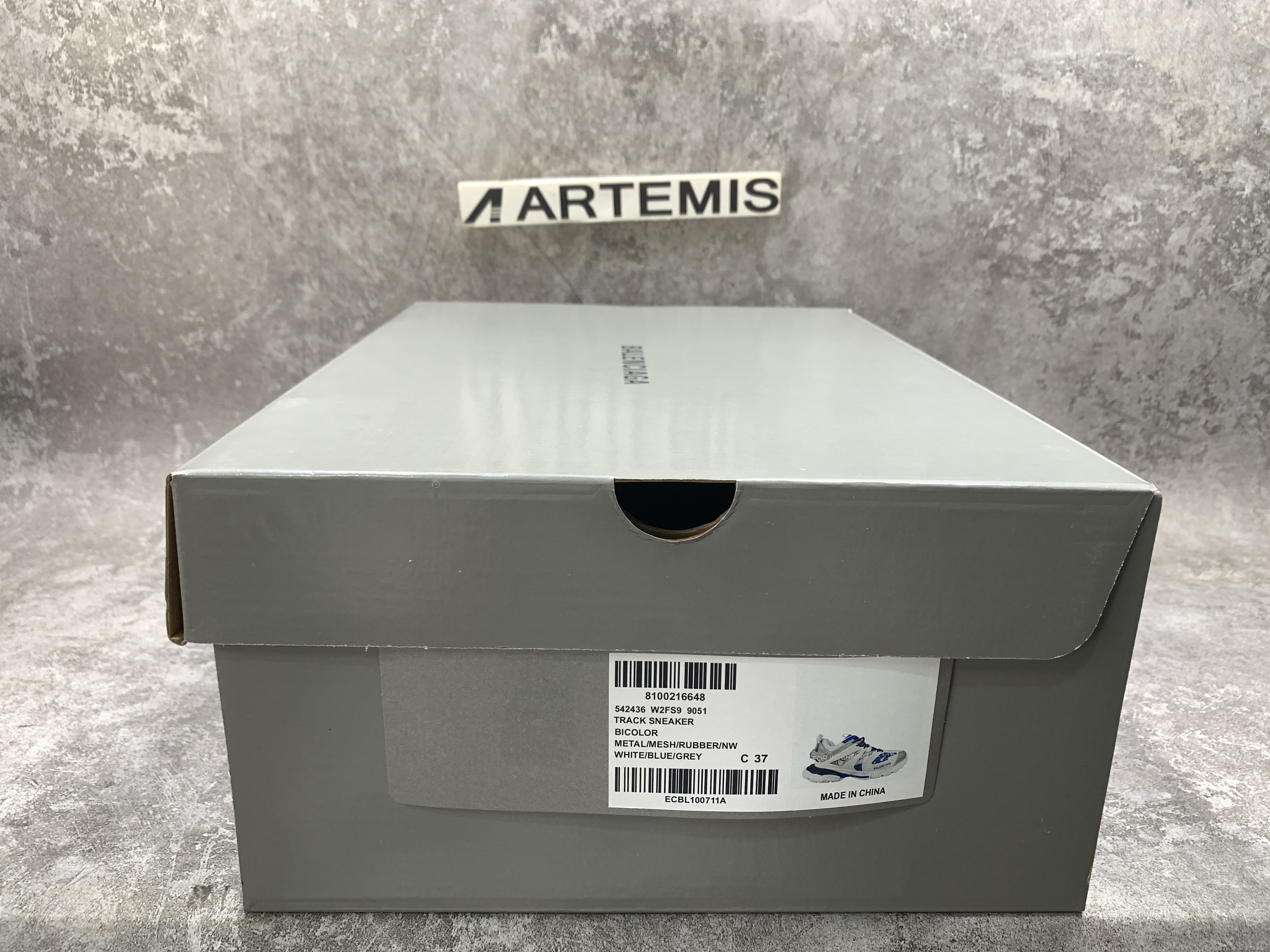 Balenciga Track White Blue