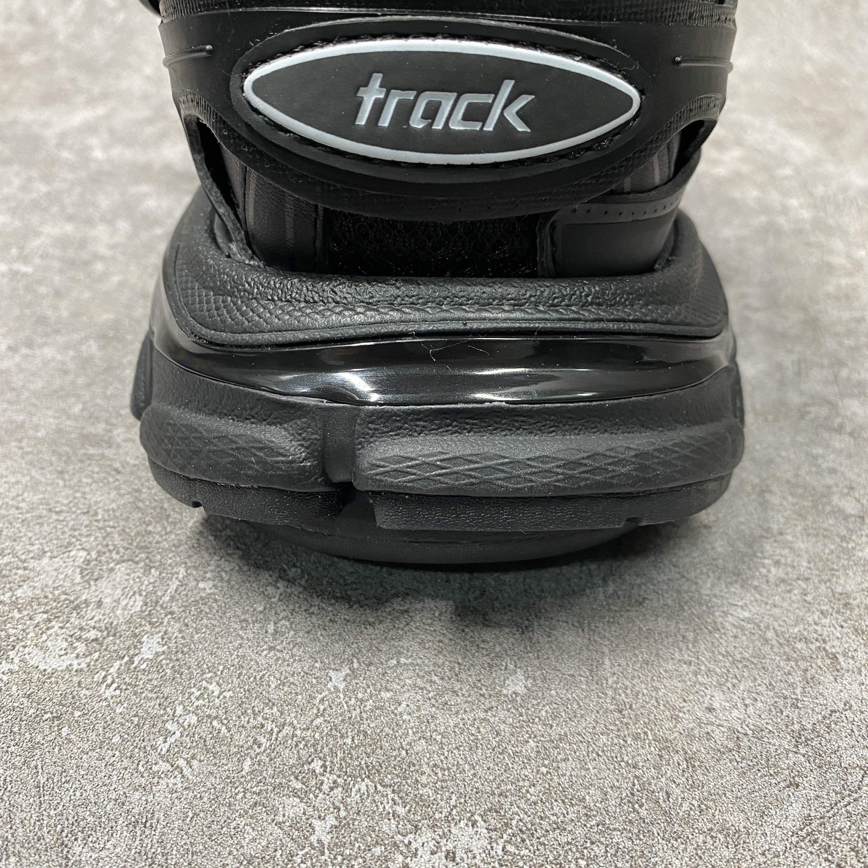 Balenciga Track Sneaker Black Fur