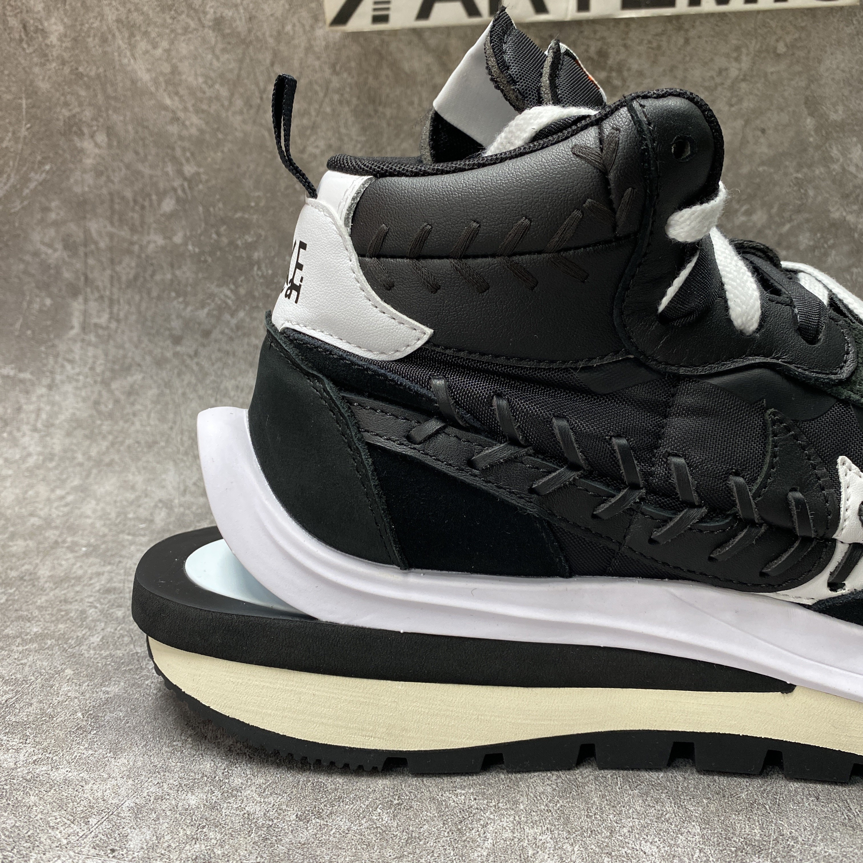 Nike Vaporwaffle Sacai Jean Paul Gaultier Black White