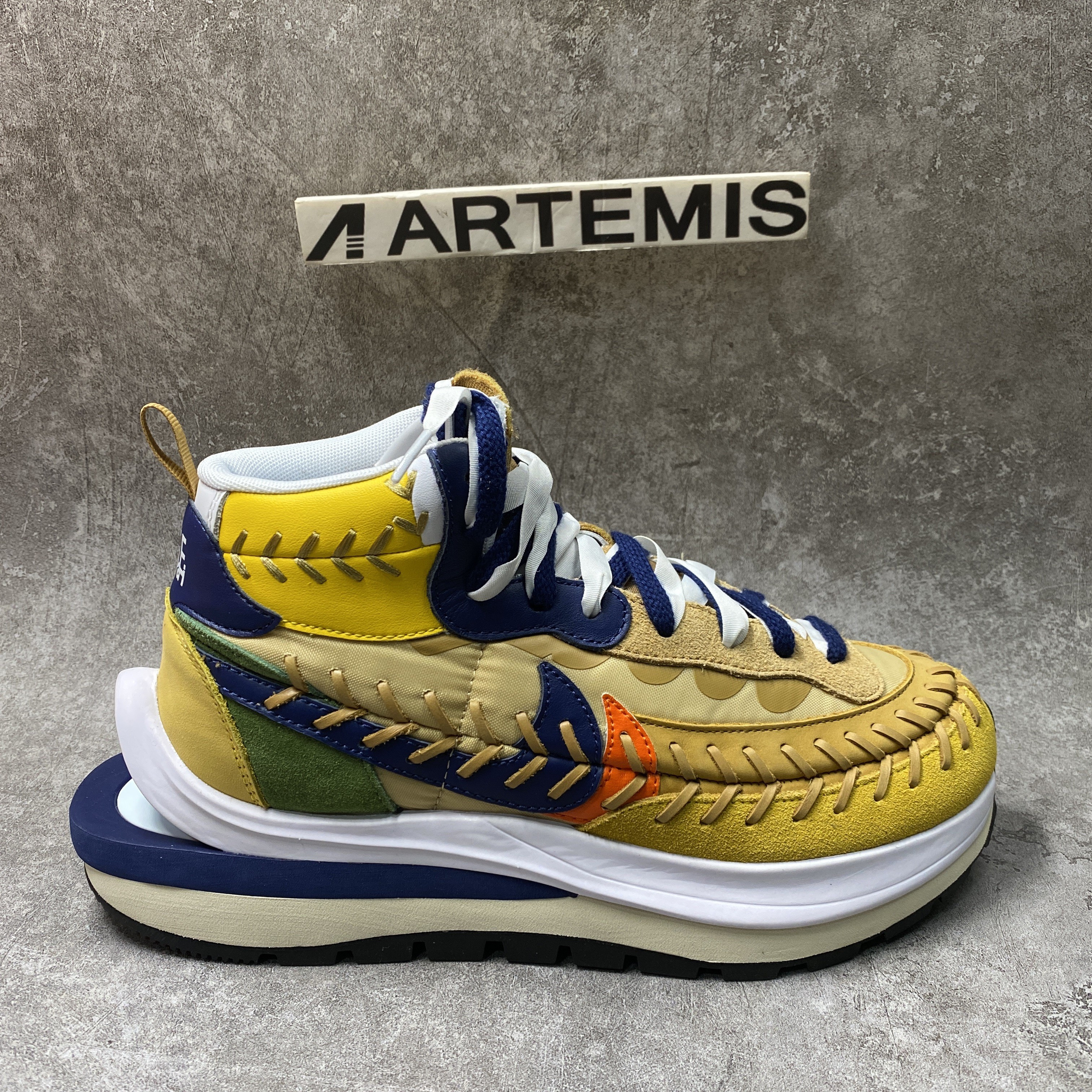 Nike Vaporwaffle sacai Jean Paul Gaultier Sesame Blue