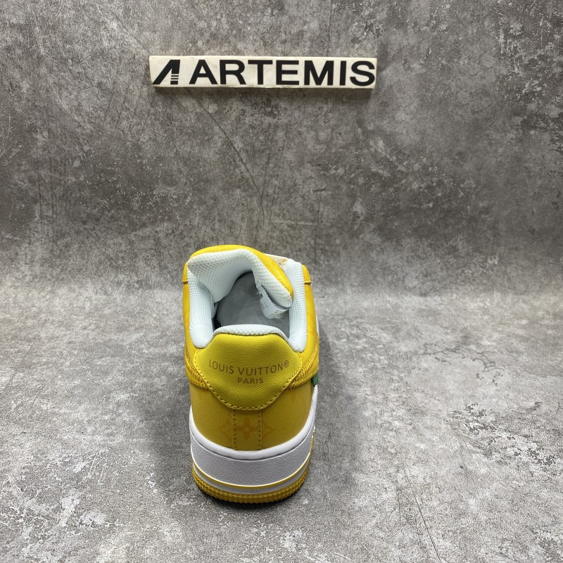 1V x Air Force 1 by Virgil Abloh Yellow