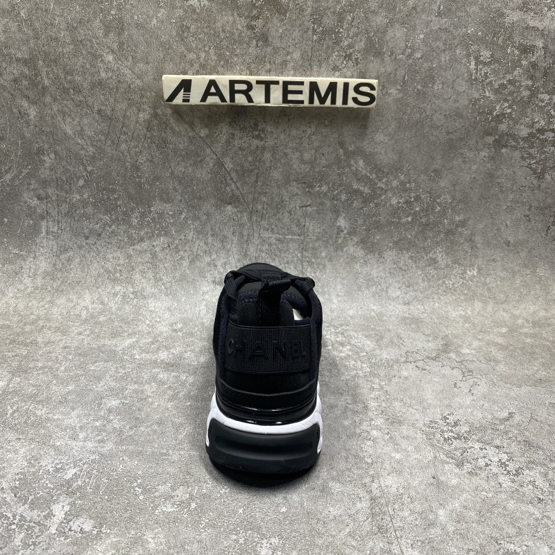 Ch*el Low Top Trainer Velvet Black