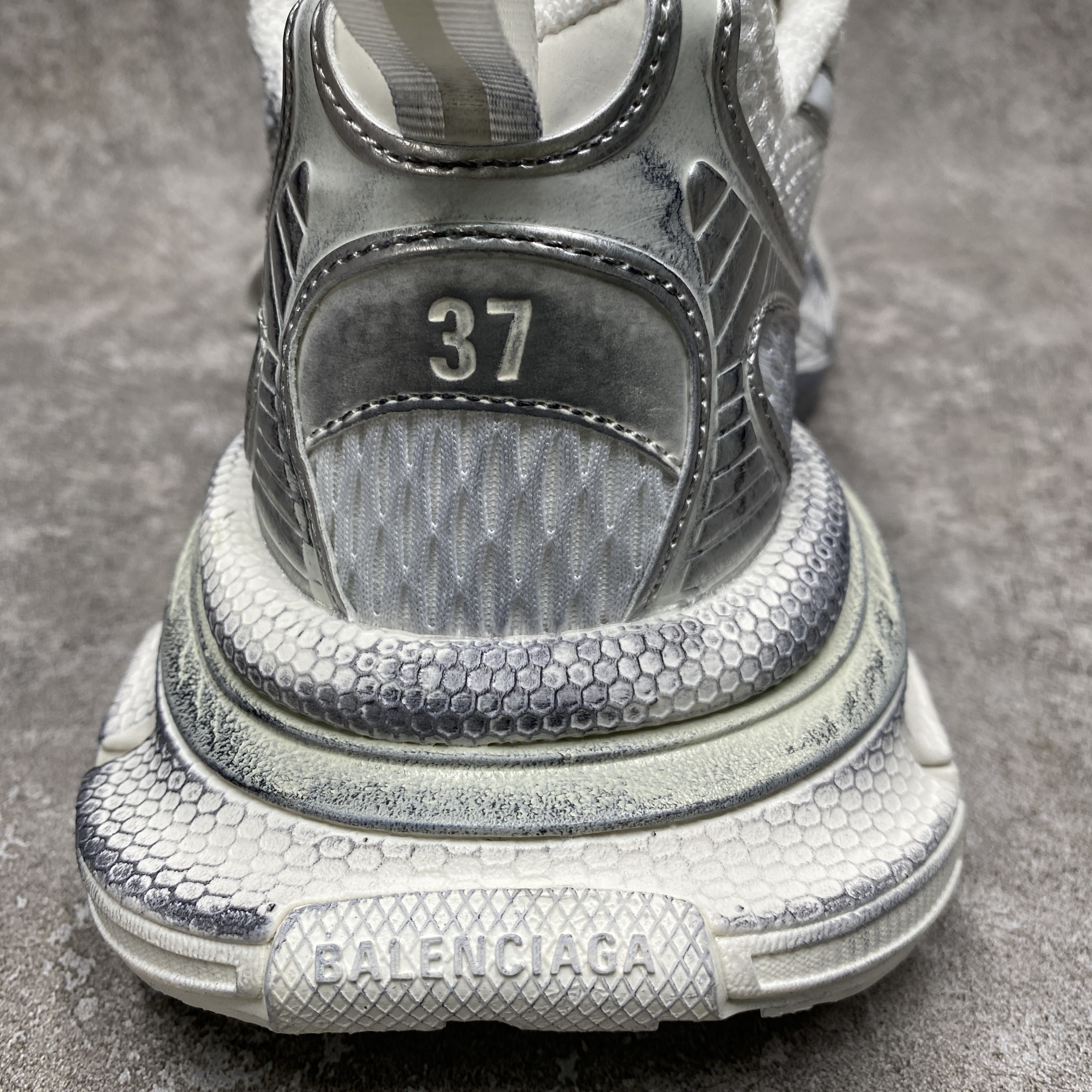 Balenciga 3XL Sneakers White Silver