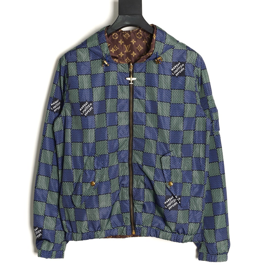 L0*is V*t0n 25ss Reversible Jacket
