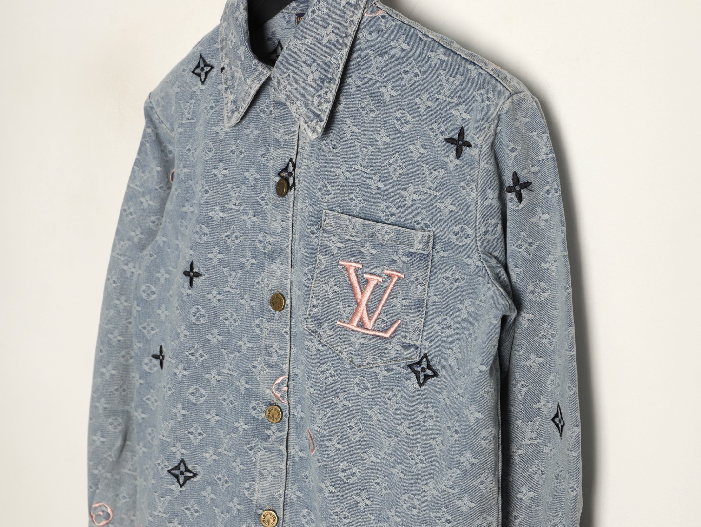 L0*is V*t0n LV Denim Coats