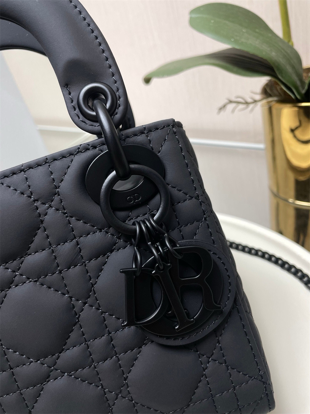 Mini Lady D*0r Bag 6.5 x 6 x 3 inches