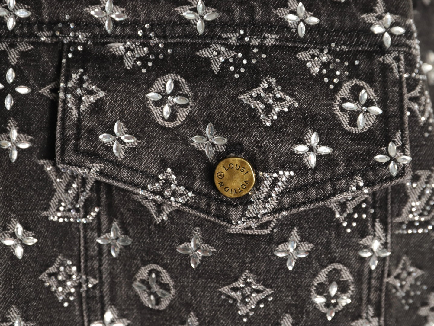 L0*is V*t0n LV Denim Jacket