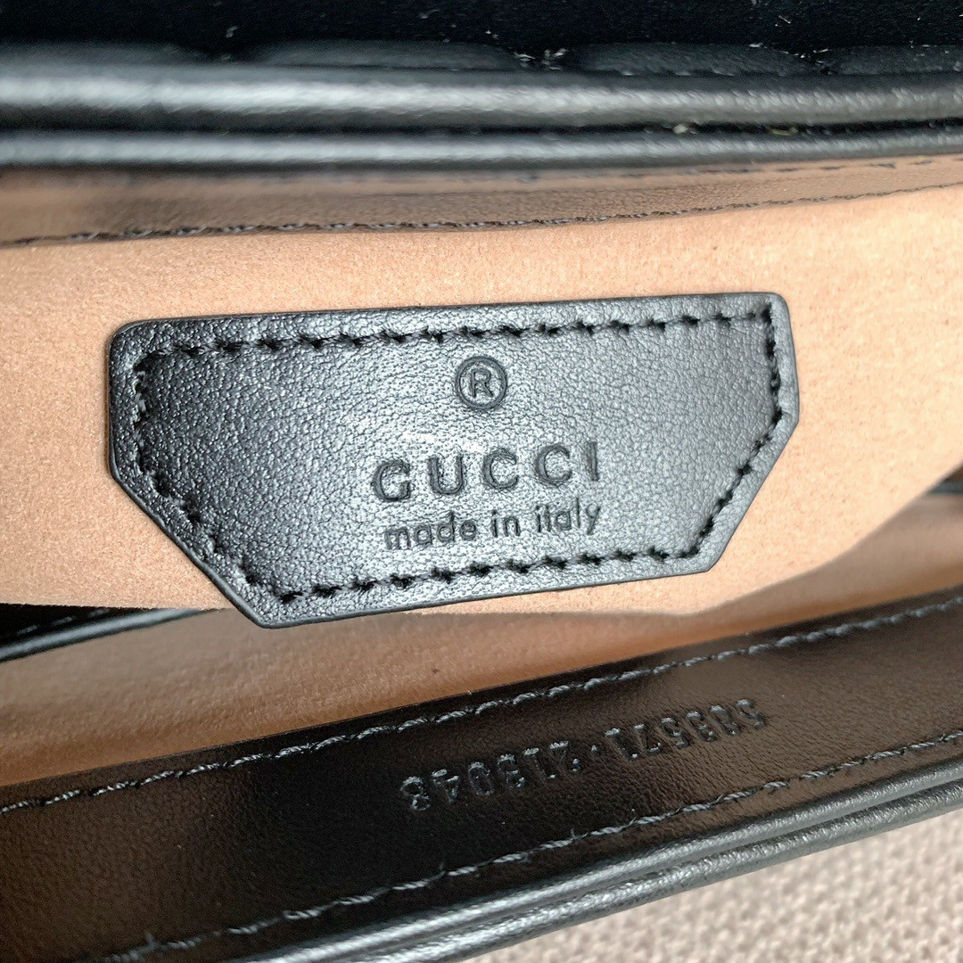 G*u*i GG Marmont series mini handbag 21cm