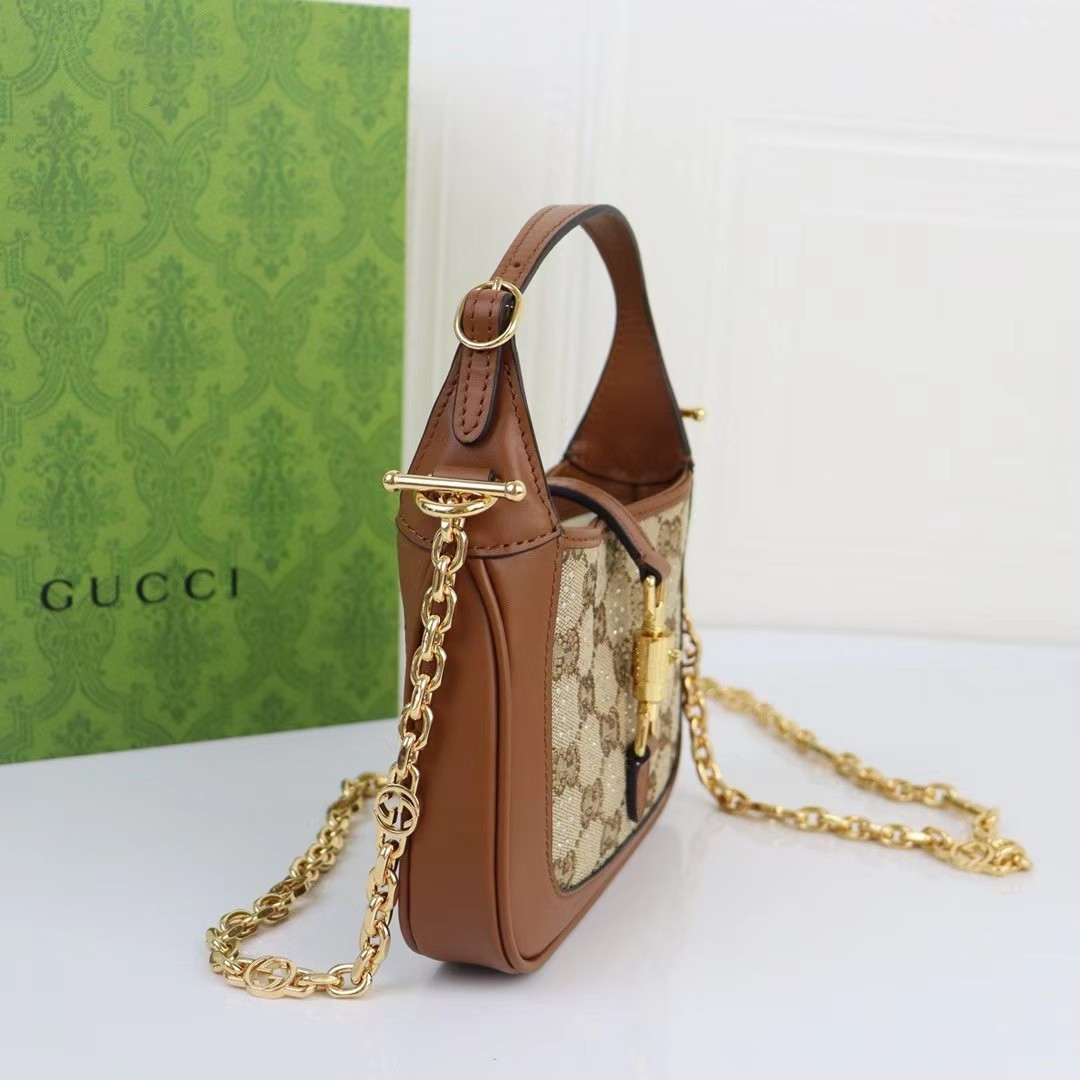 G*u*i JACKIE 1961 MINI GG SHOULDER BAG 19 x 13 x 3CM