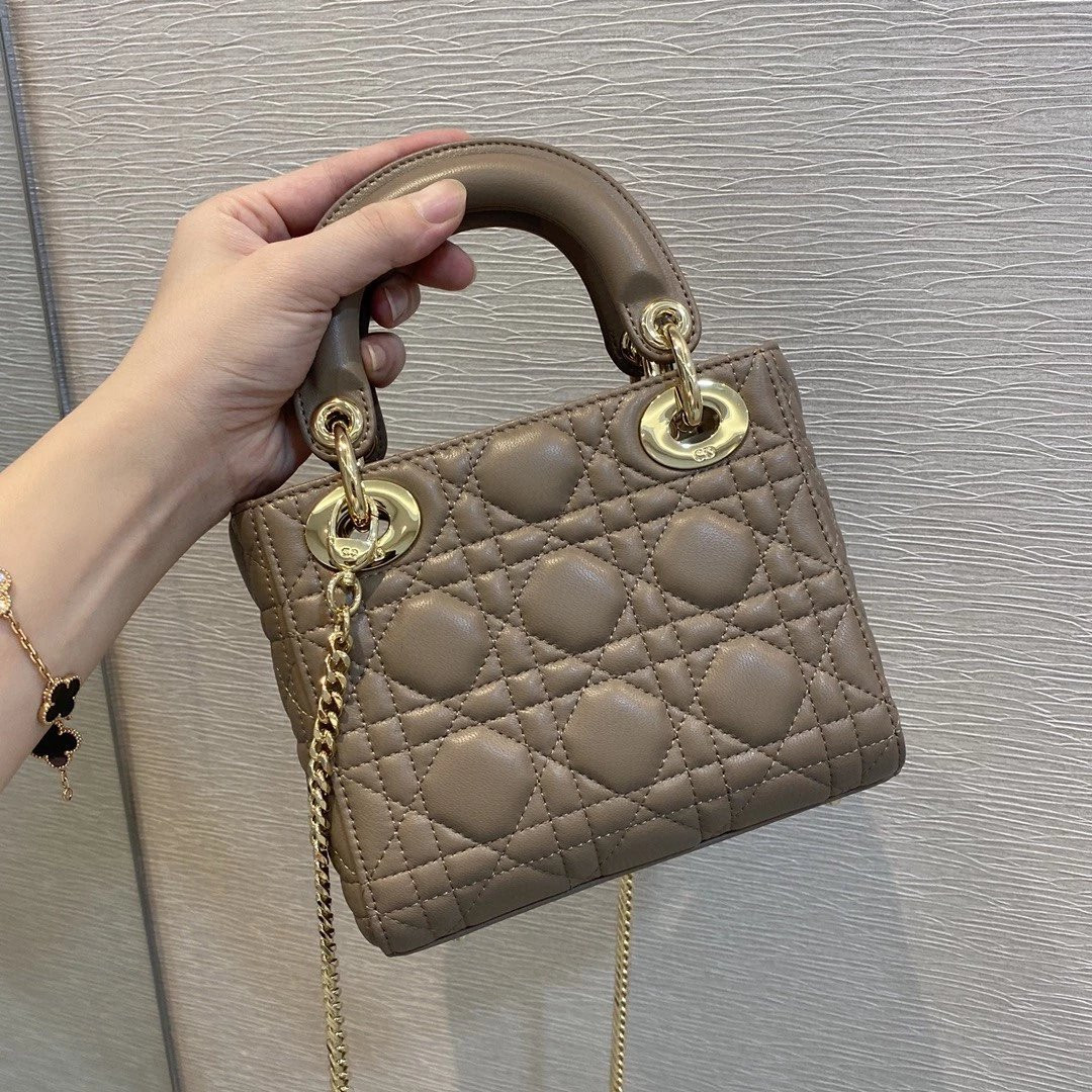 MINI LADY D*0r D*0rAMOUR BAG 6.5 x 6 x 3 inches