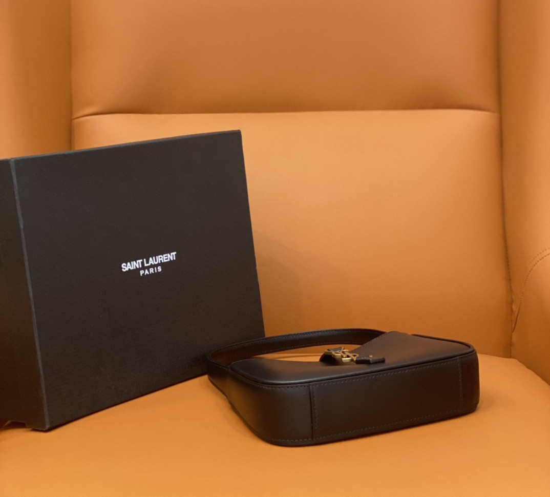 Y*L MINI LE 5 À 7 IN SMOOTH LEATHER NOIR 19 X 11.5 X 4.5 CM