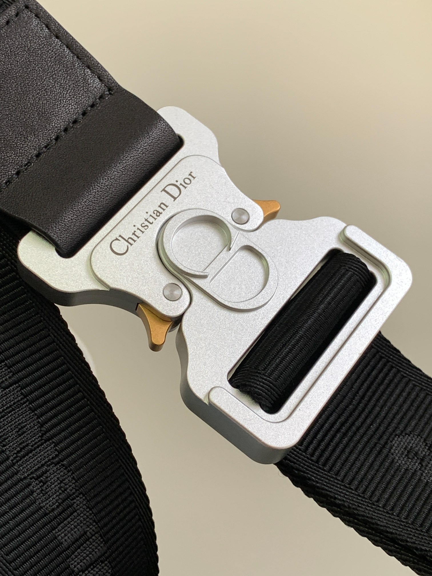 Ch**an D*0r D*0r HOMME Bags Leather Black 26 x 19 x 4.5 cm