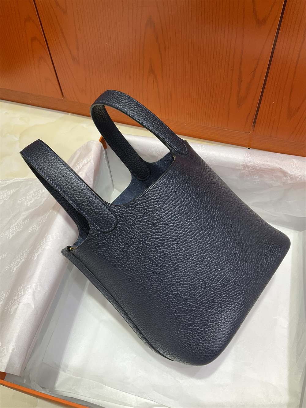 Hermès Picotin 18cm midnight blue without original box