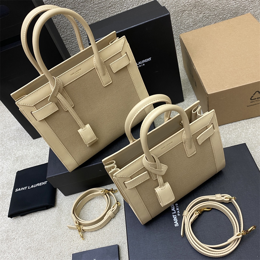 Y*L SAC DE JOUR NANO IN CANVAS HANDBAG