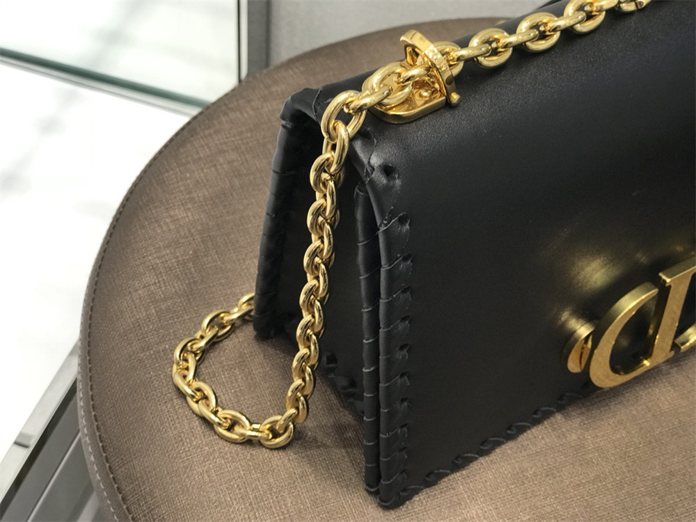 D*0r 30 MONTAIGNE CHAIN BAG BLACK