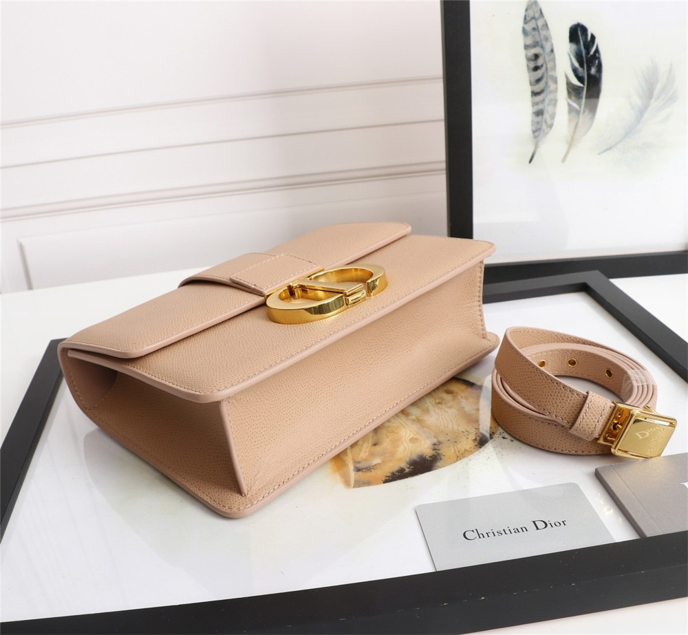 D*0r 30 MONTAIGNE CHAIN BAG Grained Pink