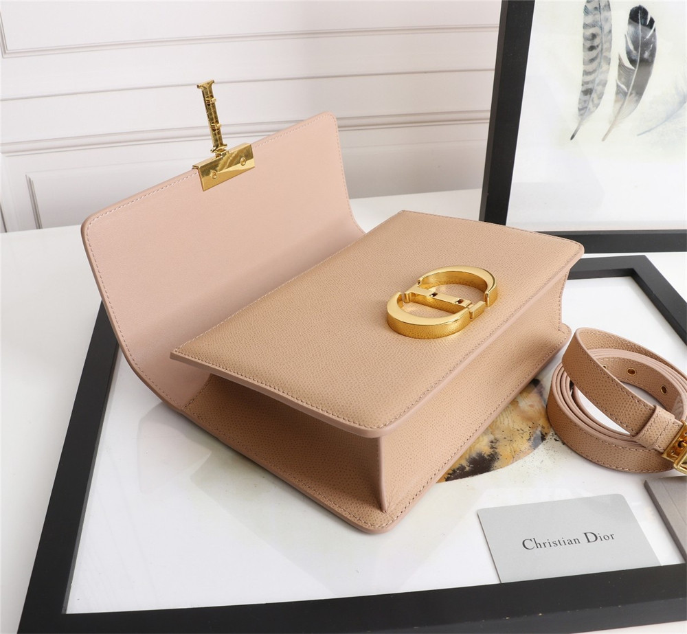 D*0r 30 MONTAIGNE CHAIN BAG Grained Pink