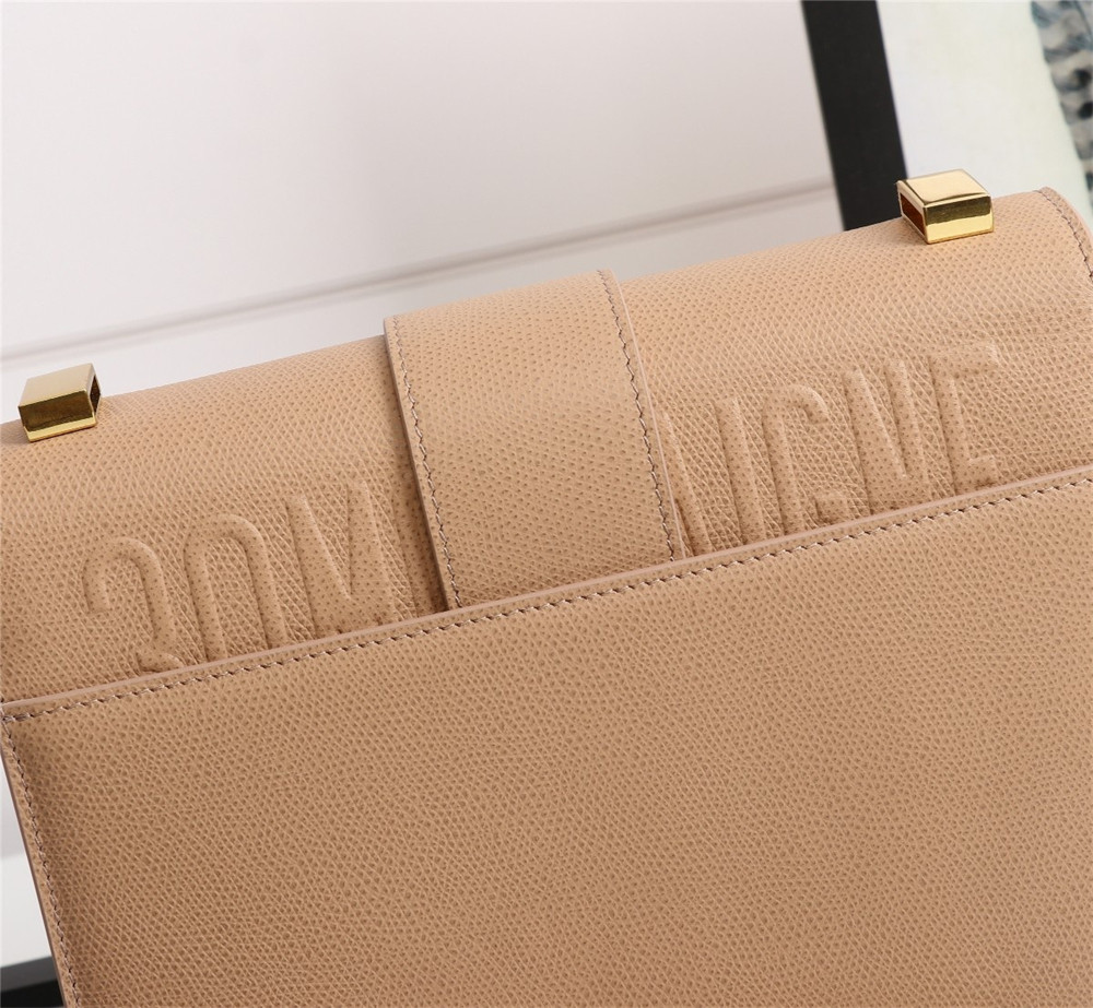 D*0r 30 MONTAIGNE CHAIN BAG Grained Pink