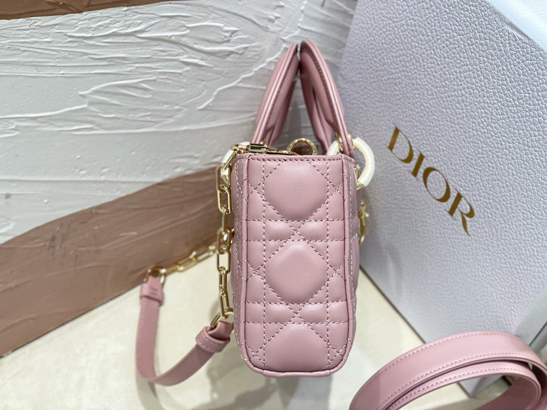 D*0r SMALL LADY D-JOY BAG Pink