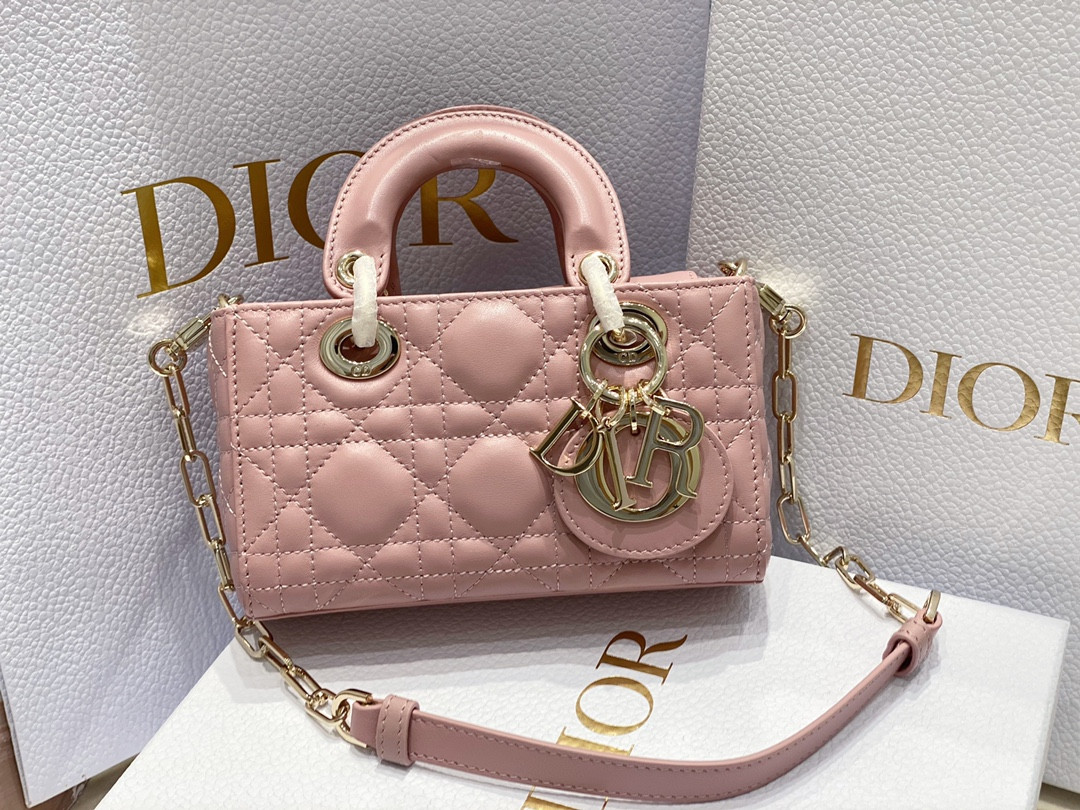 D*0r MINI LADY D-JOY BAG PINK 16 x 9 x 5 CM
