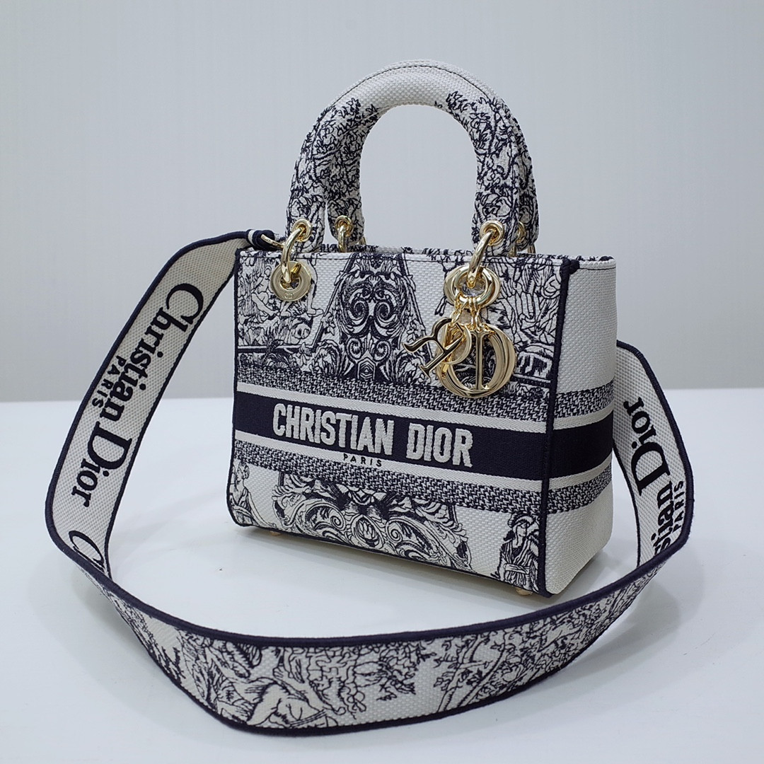 MEDIUM D*0r LADY D-LITE BAG  24 x 20 x 11 cm