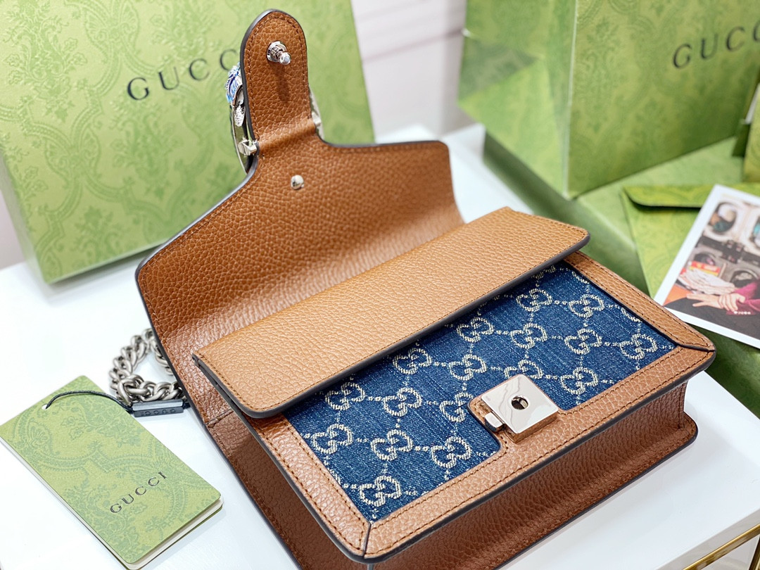 G*u*i DIONYSUS GG S*p*e MINI BAG 8"Wx5"Hx2.3"D