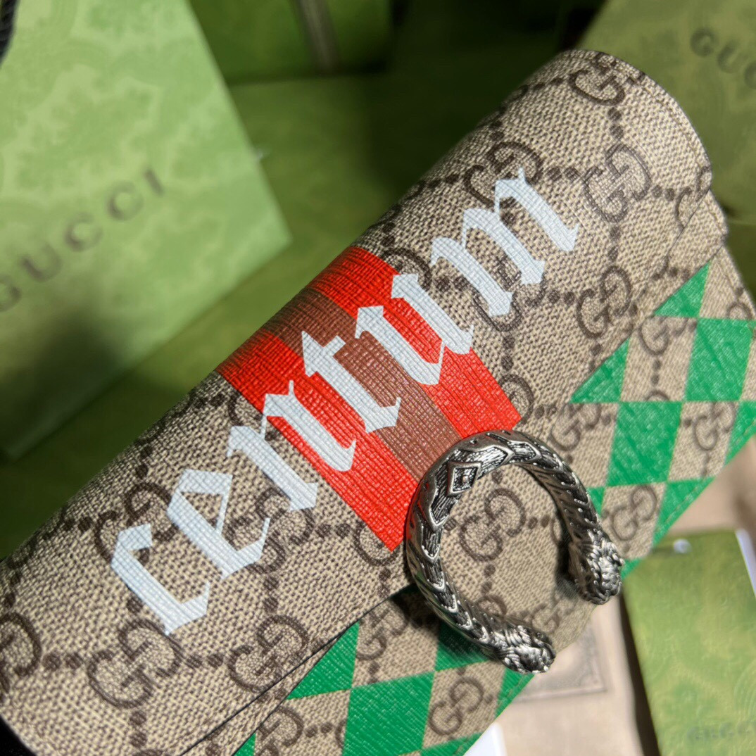 G*u*i DIONYSUS GG S*p*e S*pER MINI BAG 6.5"Wx3.9"Hx1.6"D