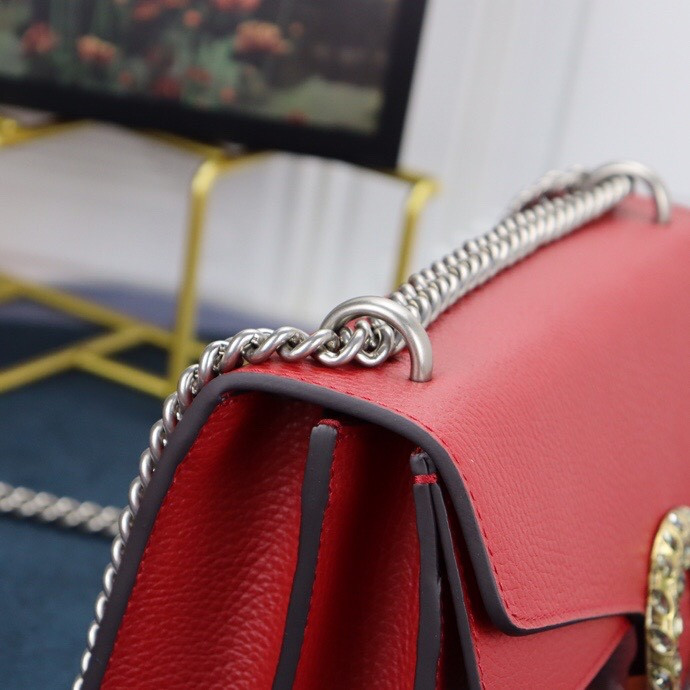 G*u*i DIONYSUS SMALL SHOULDER BAG RED 28x18x9cm