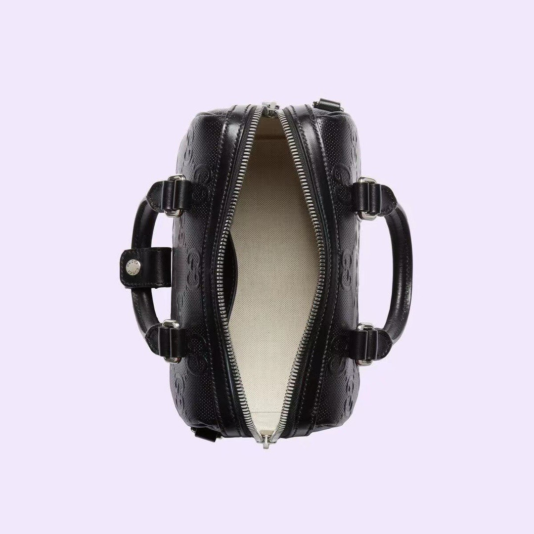 G*u*i JUMBO GG MINI DUFFLE BAG 8.6"W x 5.9"H x 4.9"D