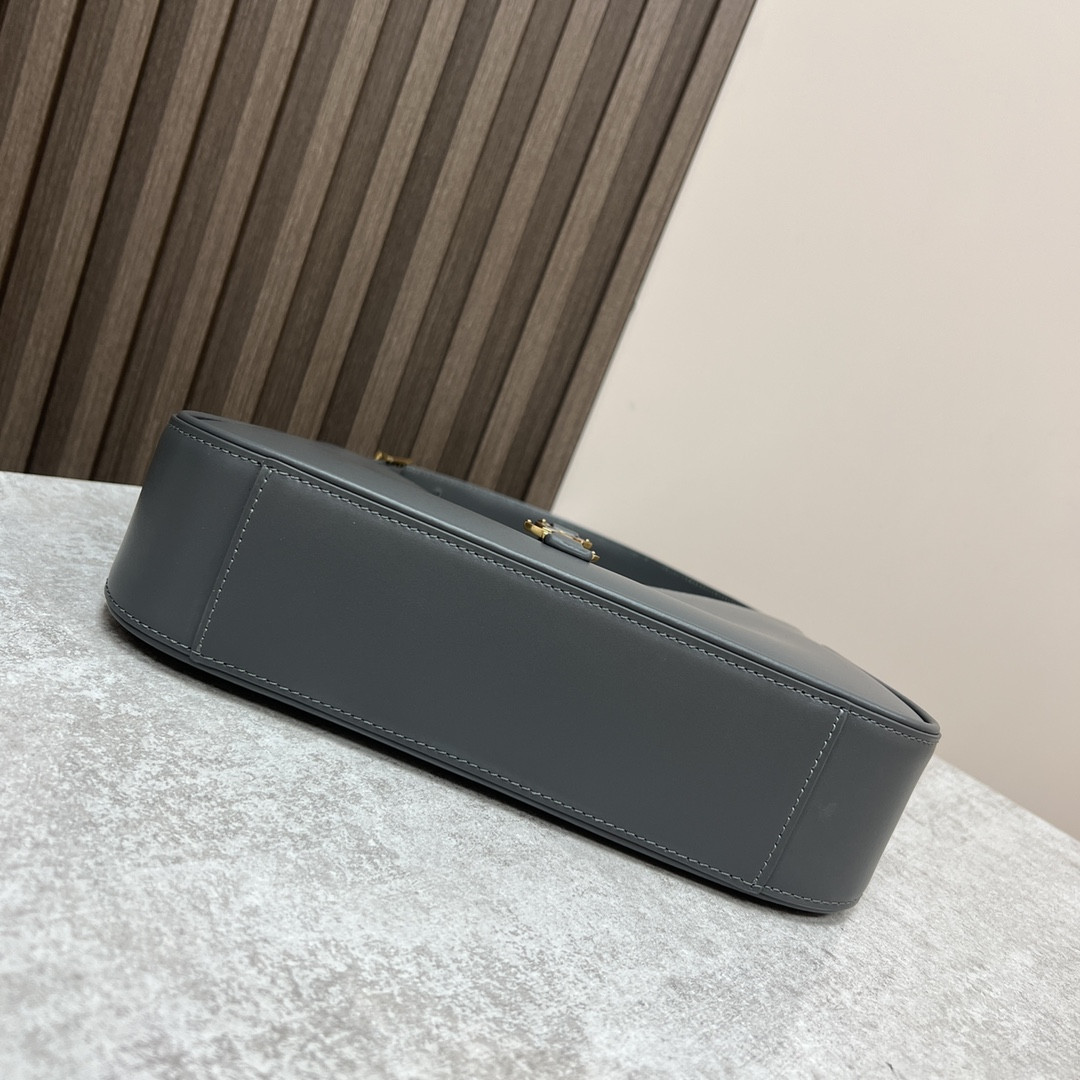 Y*L LE 5 À 7 IN SMOOTH LEATHER GRAY 9 X 6.3 X 2.5 INCHES