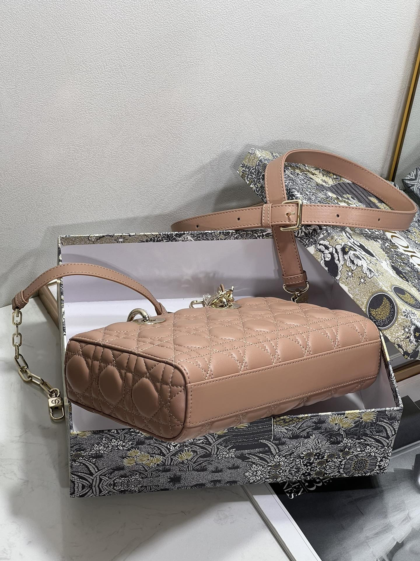 D*0r Lady D-Joy bag medium Dark pink 26 x 13.5 x 5 cm