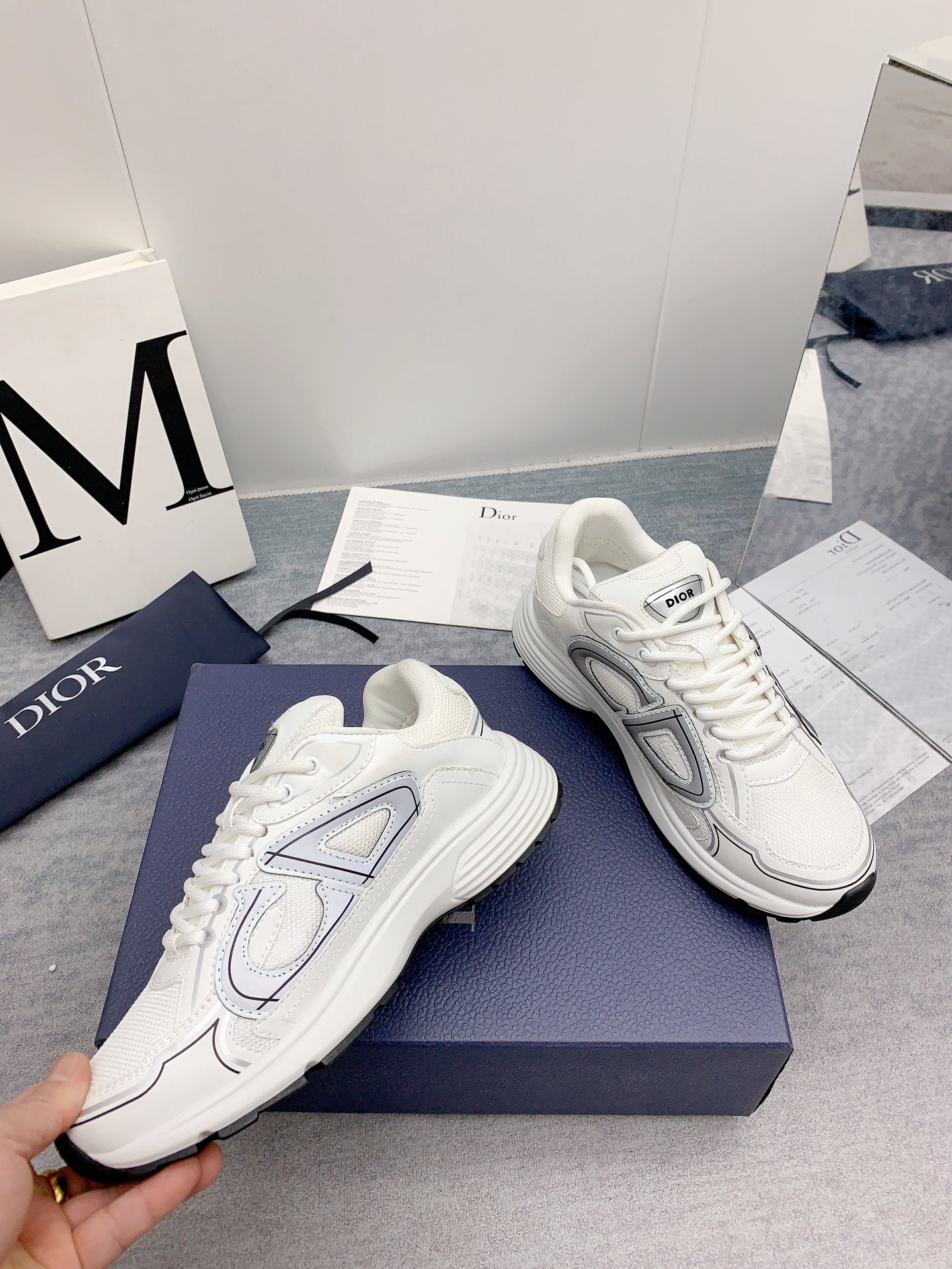 UA D*0r B30 Sneaker White Mesh and Technical Fabric