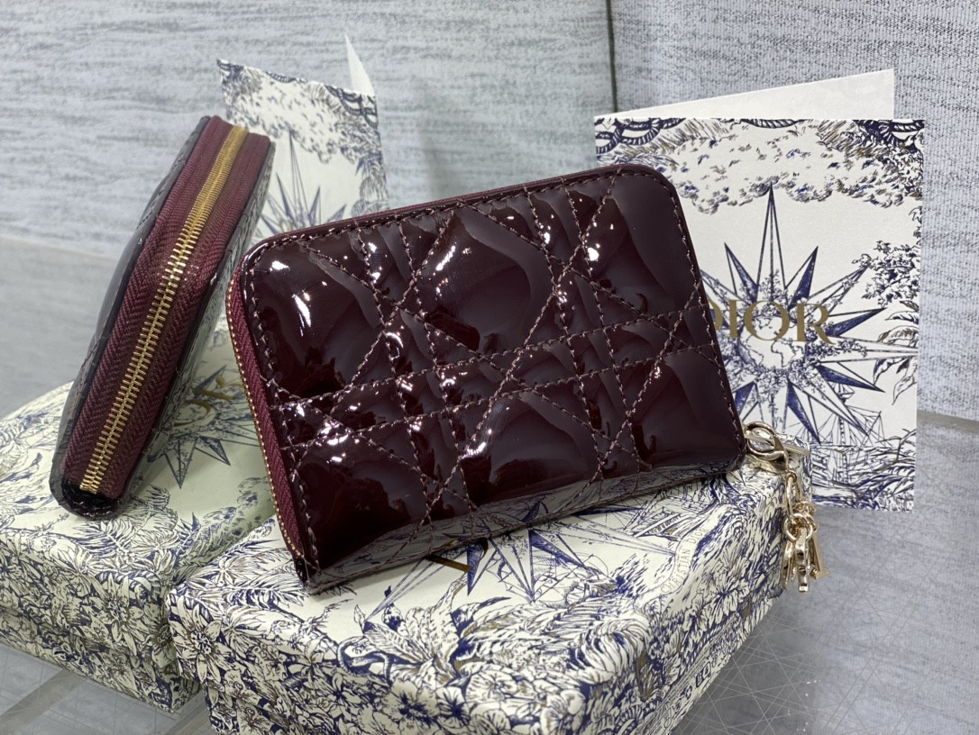 Lady D*0r Voyageur Small Coin Purse CARD HOLDER