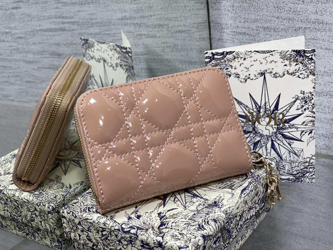 Lady D*0r Voyageur Small Coin Purse CARD HOLDER