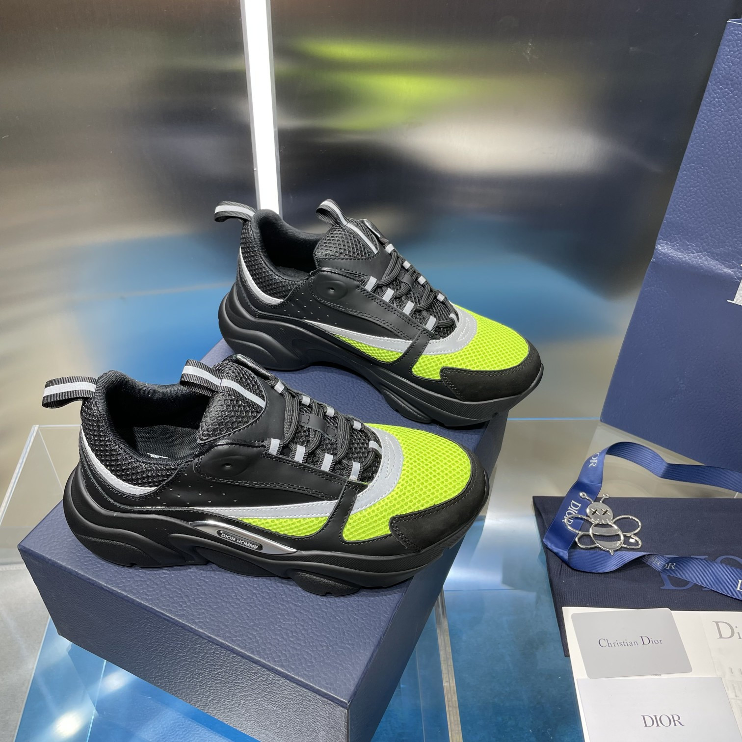 UA D*0r B22 black and green Sneaker