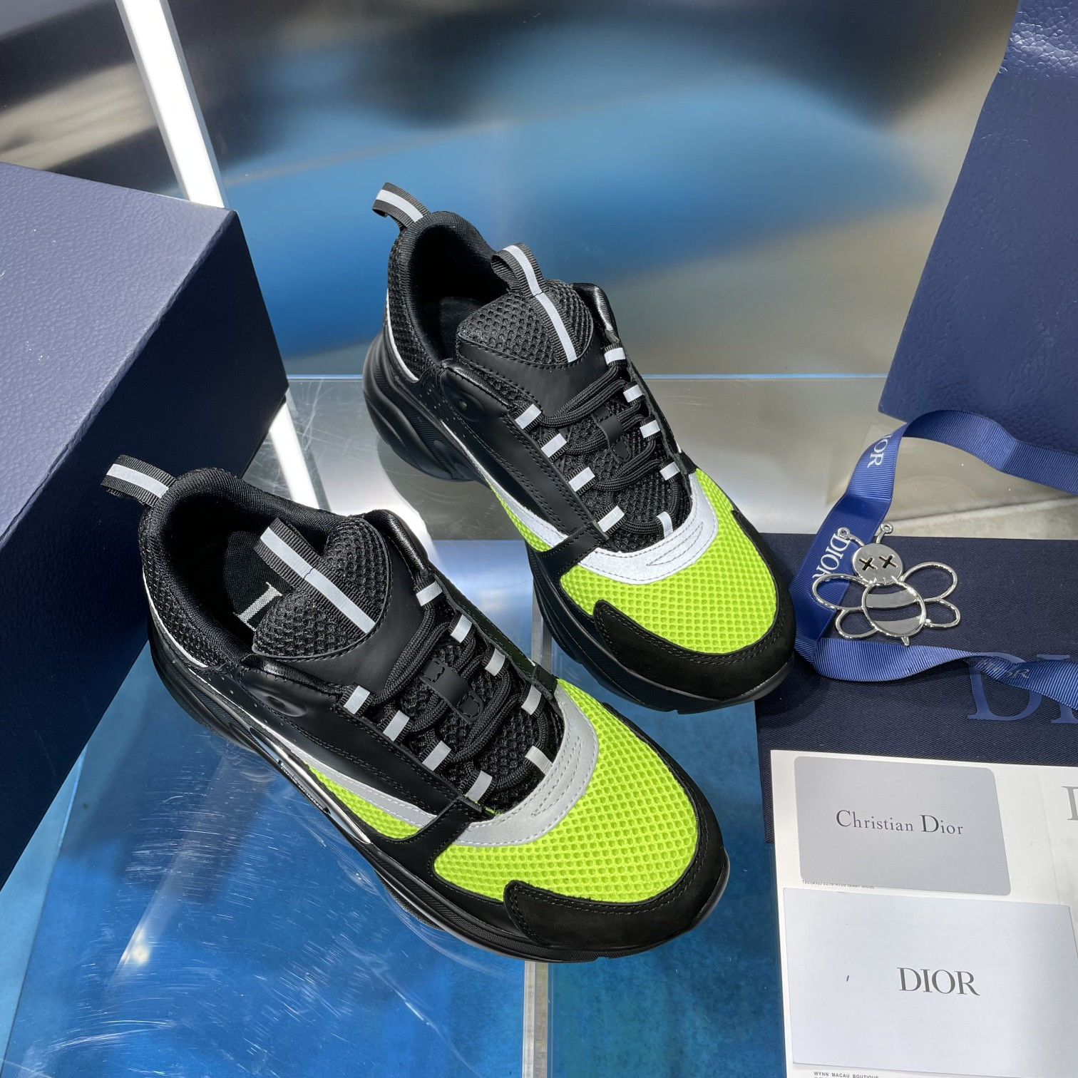 UA D*0r B22 black and green Sneaker