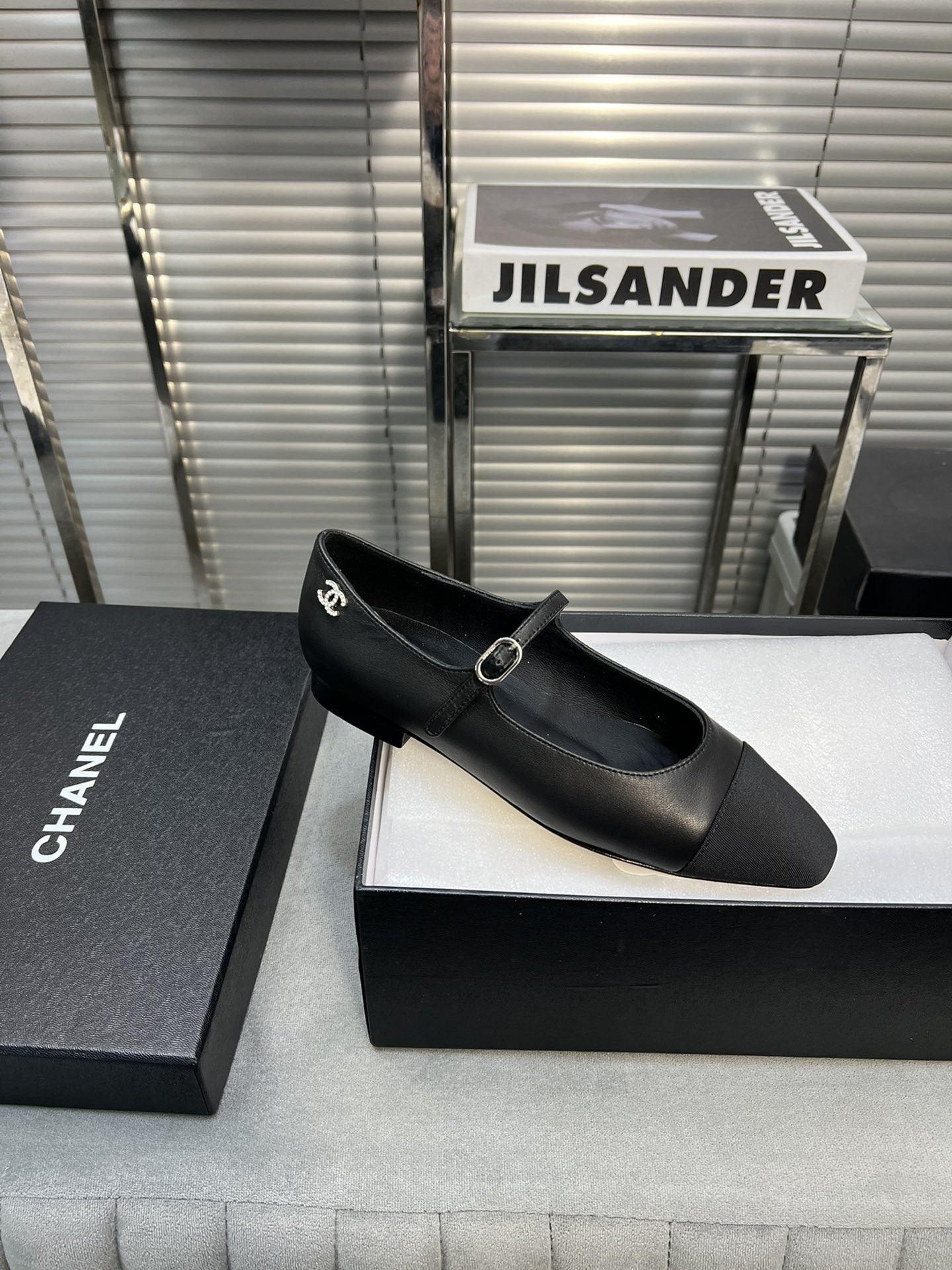 UA Ch*el MARY JANES  Lambskin