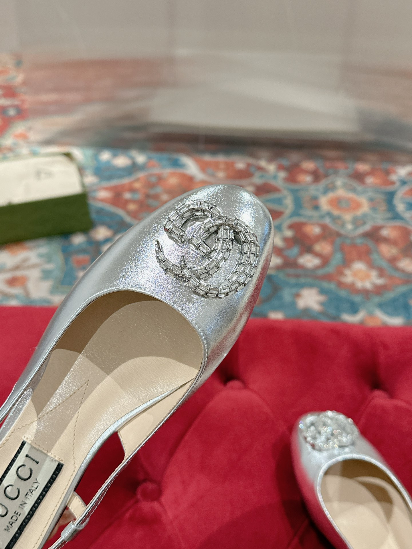 UA G*u*i BALLERINA WITH DOUBLE G