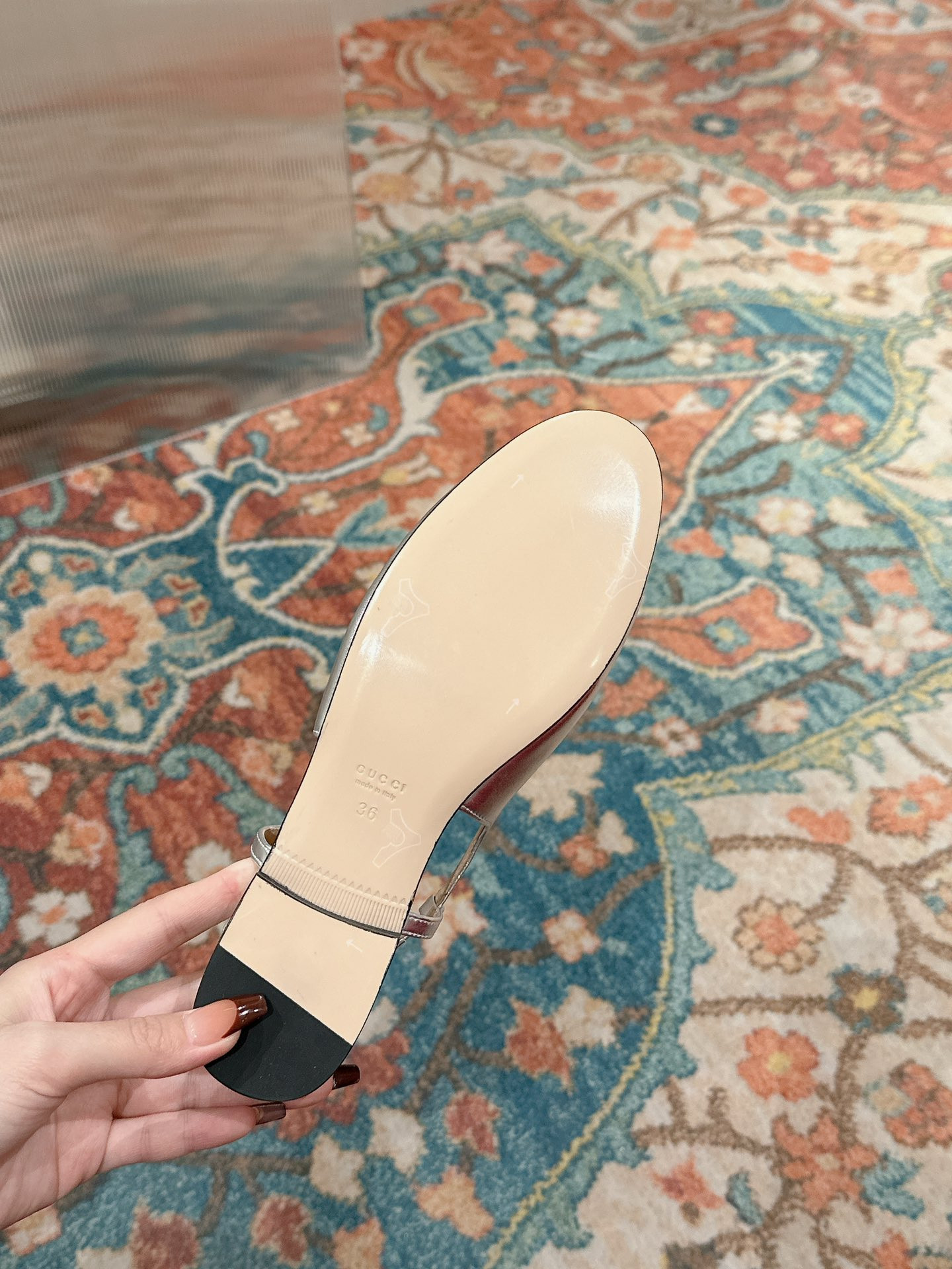 UA G*u*i BALLERINA WITH DOUBLE G