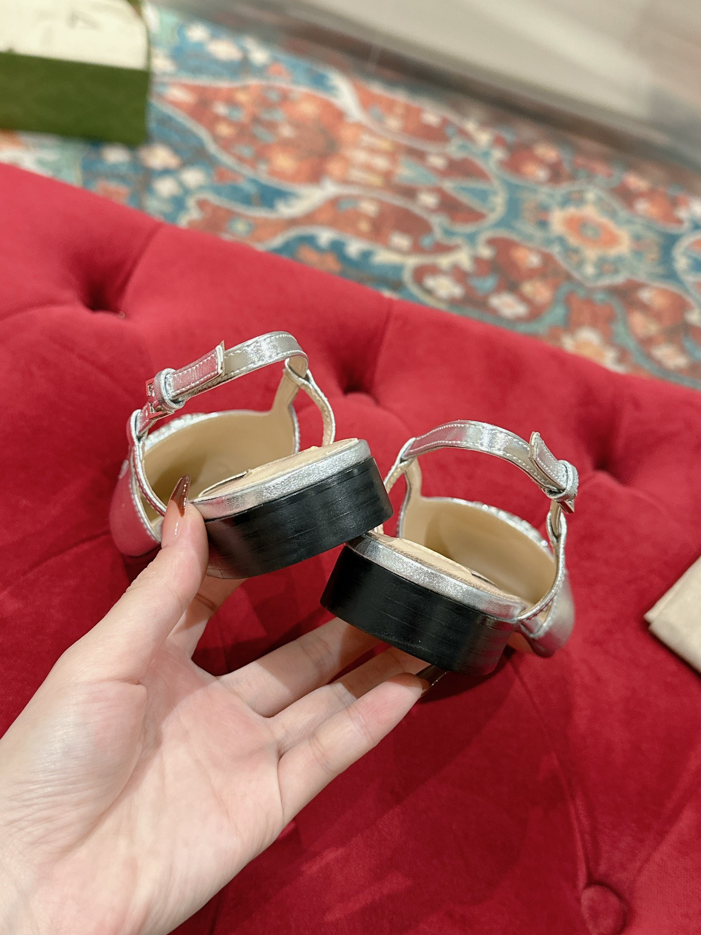 UA G*u*i BALLERINA WITH DOUBLE G