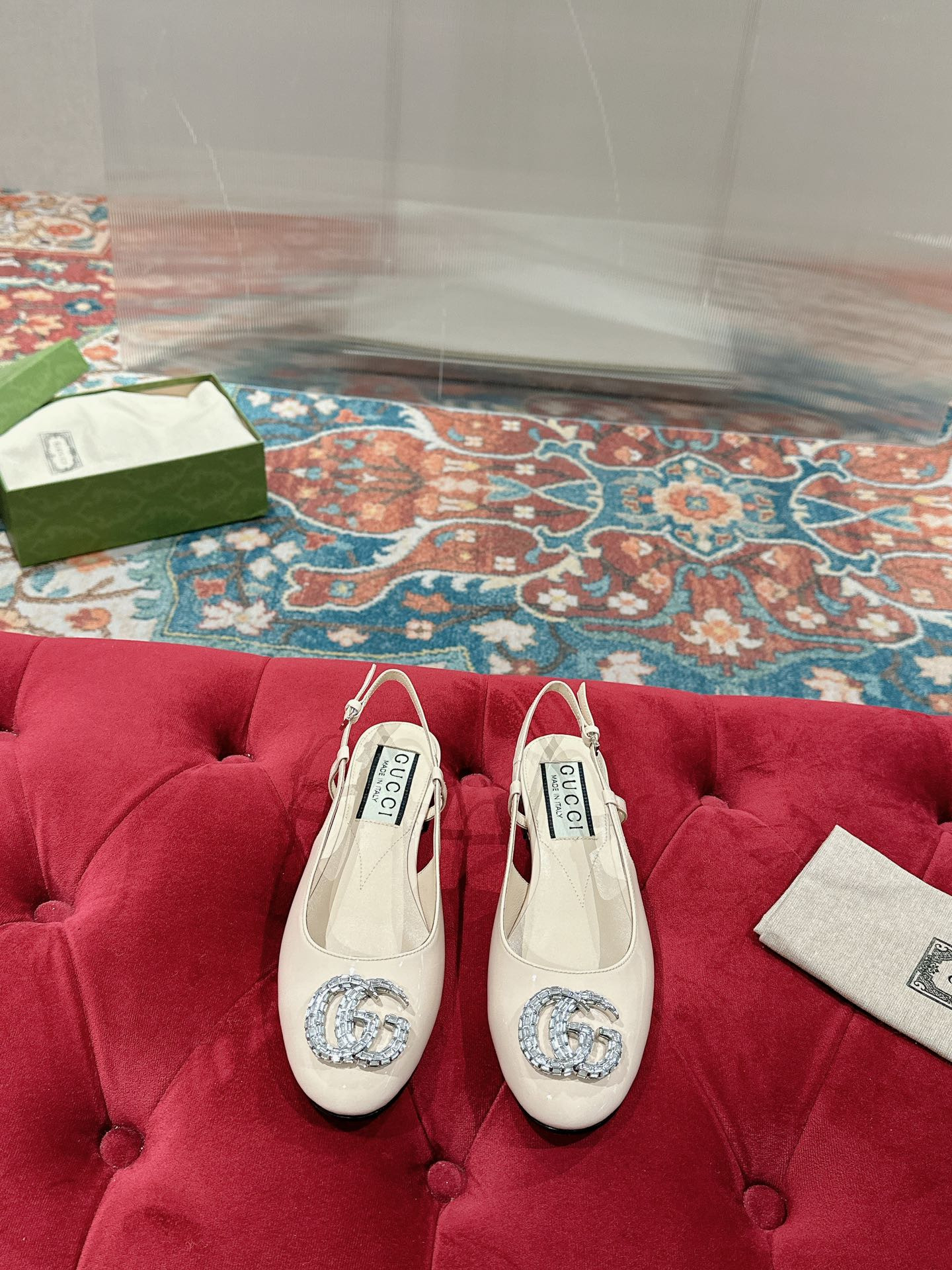 UA G*u*i BALLERINA WITH DOUBLE G