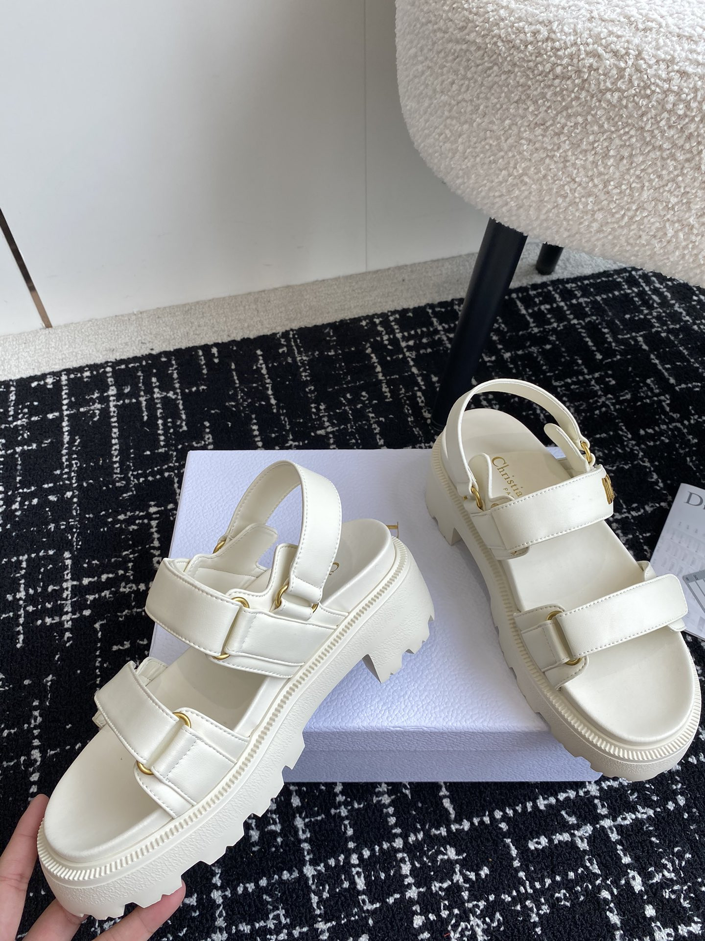UA D*0ract Platform Sandal White