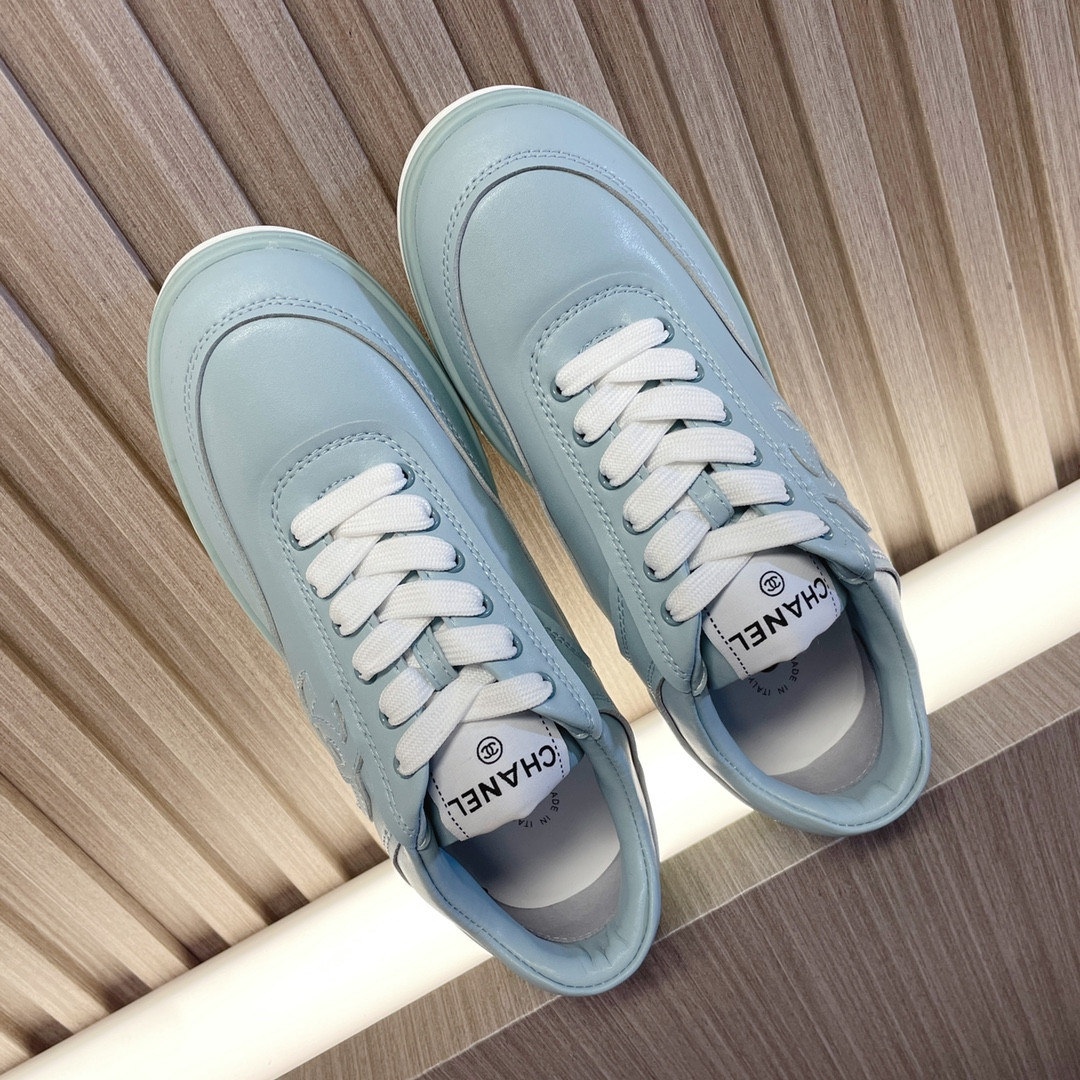 UA Ch*el SNEAKERS calfskin