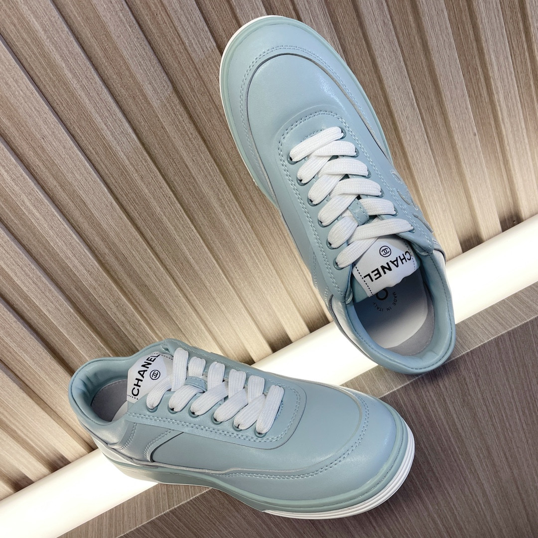 UA Ch*el SNEAKERS calfskin