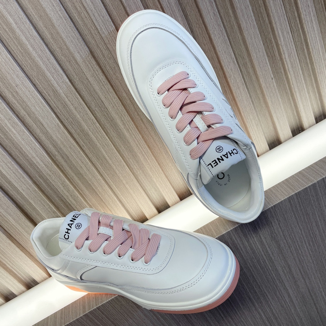 UA Ch*el SNEAKERS calfskin