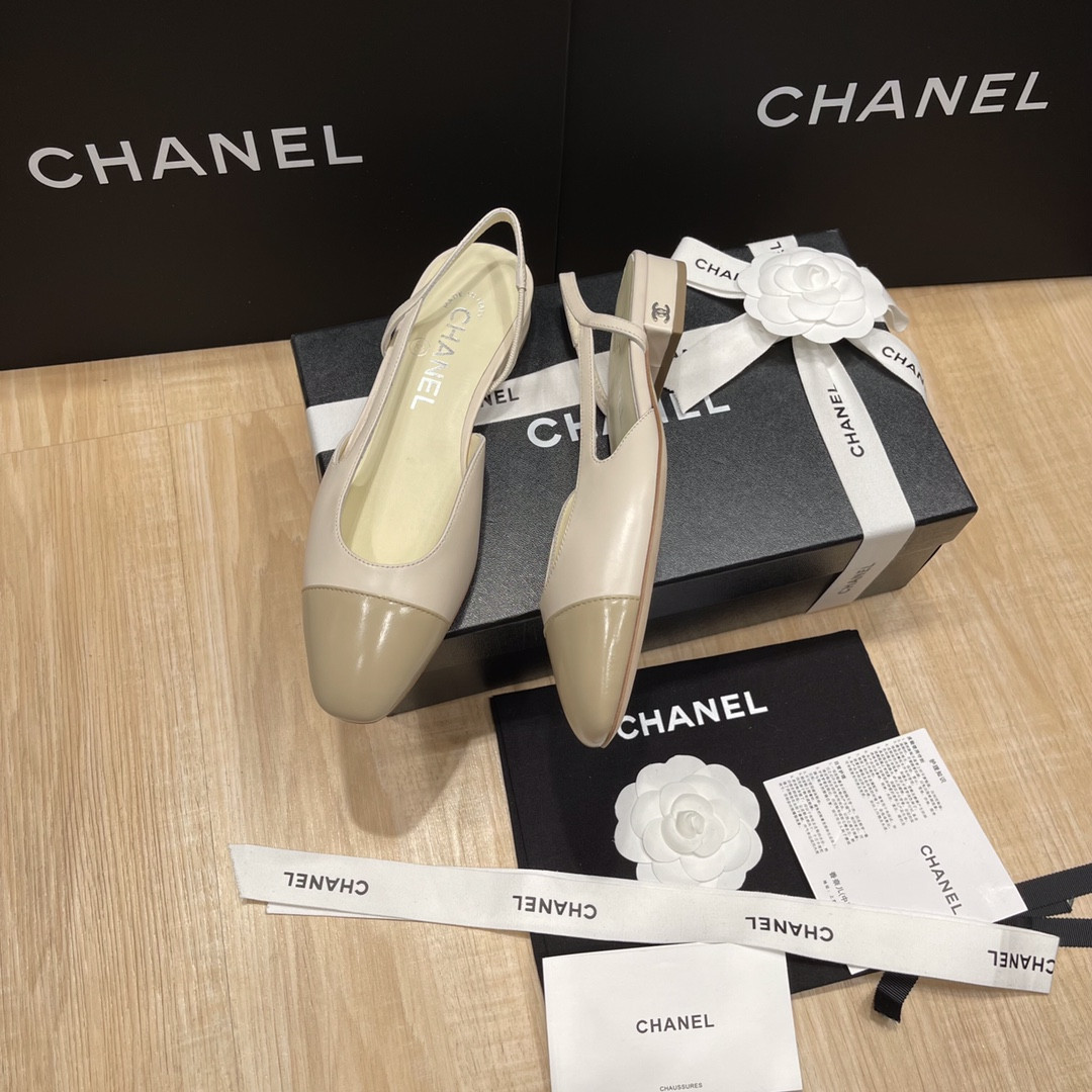 UA Ch*el SLINGBACKS FLAT