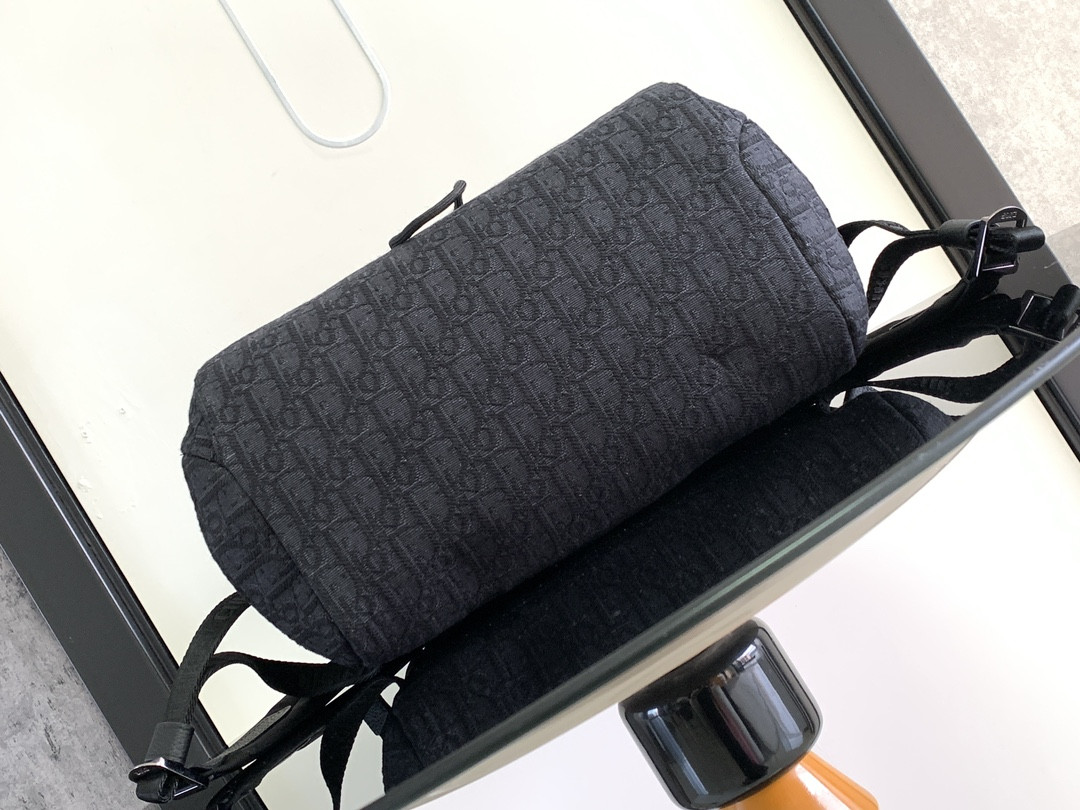 D*0r 8 Backpack with Flap Black D*0r Oblique Jacquard 31 x 48 x 16.5 cm