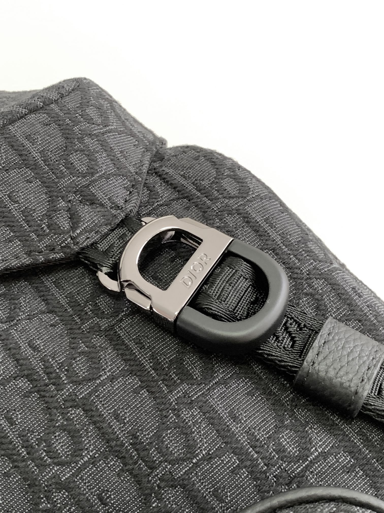 D*0r 8 Backpack with Flap Black D*0r Oblique Jacquard 31 x 48 x 16.5 cm