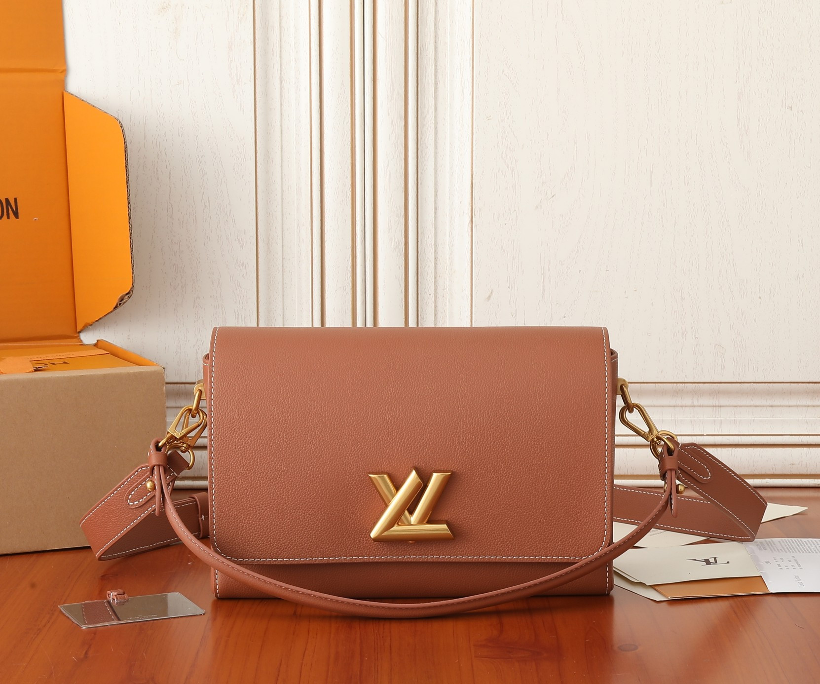 LV Soft Twist M24640 10.6 x 7.5 x 3.5 inches