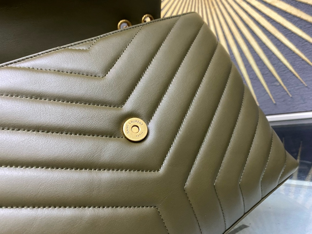 Y*L LOULOU QUILTED LEATHER 32x22x9cm